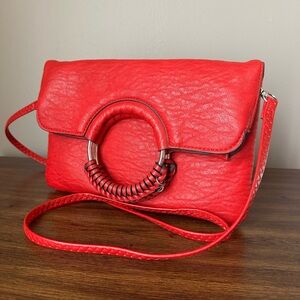 Carlos Santana Mia Flap Red Crossbody